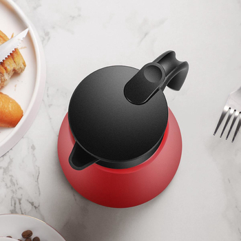 Θερμός ευρωπαϊκού στυλ με διπλό τοίχωμα κενού και μόνωση, εσωτερικό 304, εξωτερικό 201 ανοξείδωτο χάλυβα, με χειρολαβή