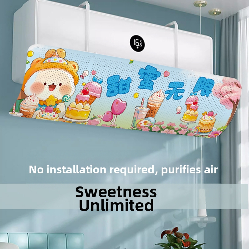 Légkondicionáló szélvédő - szélálló, állítható, falra szerelhető, univerzális, újrahasználható