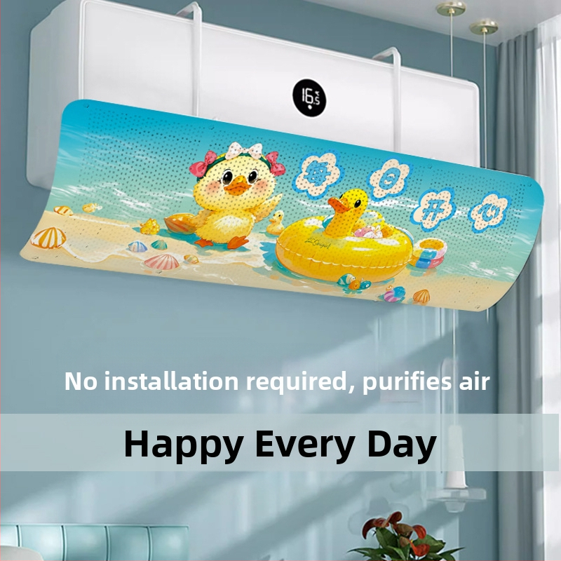 Légkondicionáló szélvédő - szélálló, állítható, falra szerelhető, univerzális, újrahasználható