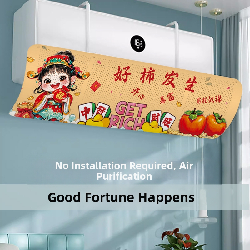 Légkondicionáló szélvédő - szélálló, állítható, falra szerelhető, univerzális, újrahasználható