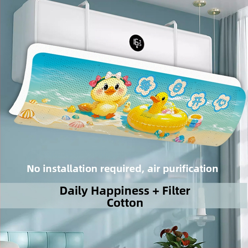 Légkondicionáló szélvédő - szélálló, állítható, falra szerelhető, univerzális, újrahasználható