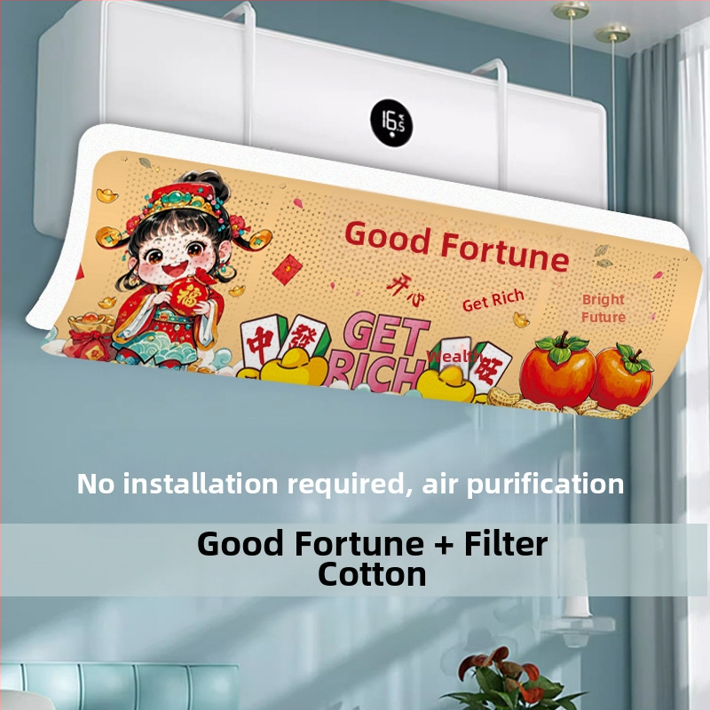 Légkondicionáló szélvédő - szélálló, állítható, falra szerelhető, univerzális, újrahasználható