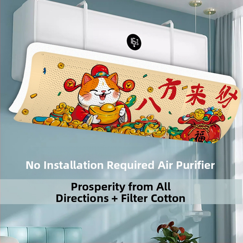 Légkondicionáló szélvédő - szélálló, állítható, falra szerelhető, univerzális, újrahasználható