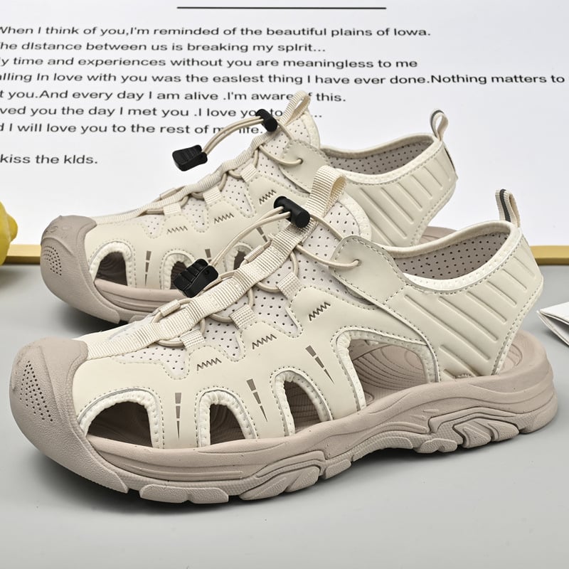 Mirus ανδρικά σανδάλια, πάνω μέρος από δίχτυ, σόλα από καουτσούκ, κούμπωμα Velcro, αναπνεύσιμα, αντιολισθητικά