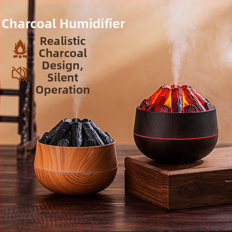 Sx-e351 Ултразвуков овлажнител с USB захранване – кръгъл дизайн, резервоар до 0.5 л, обхват 21–30 м², 1 изход за мъгла, таймер 2–8 ч, шум до 36 dB, дизайн на пламък