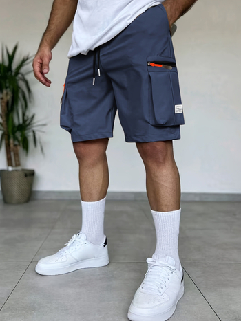 Ανδρικά cargo shorts – ελαφριά, διαπνέοντα, γρήγορο στέγνωμα, χαλαρή γραμμή, για το καλοκαίρι
