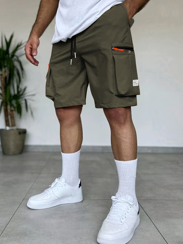 Ανδρικά cargo shorts – ελαφριά, διαπνέοντα, γρήγορο στέγνωμα, χαλαρή γραμμή, για το καλοκαίρι