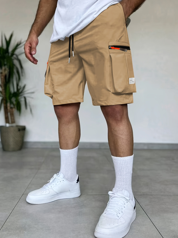Ανδρικά cargo shorts – ελαφριά, διαπνέοντα, γρήγορο στέγνωμα, χαλαρή γραμμή, για το καλοκαίρι