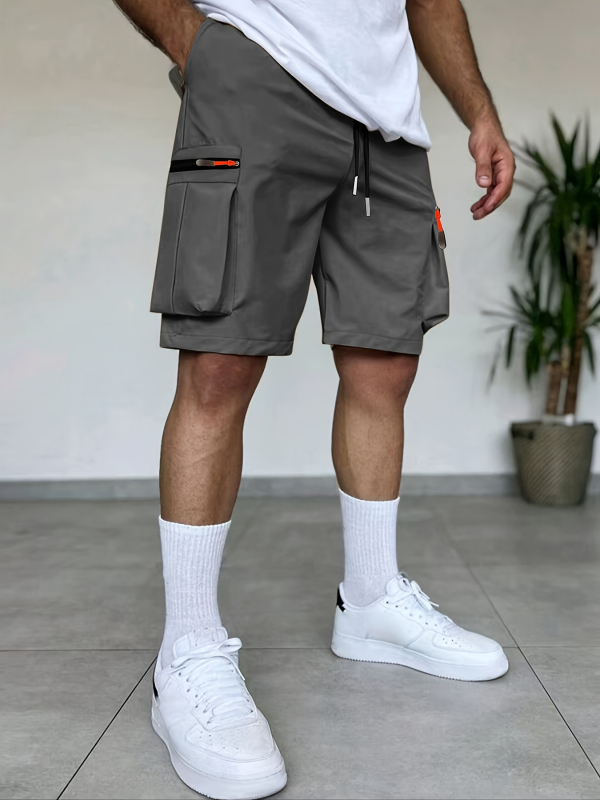Ανδρικά cargo shorts – ελαφριά, διαπνέοντα, γρήγορο στέγνωμα, χαλαρή γραμμή, για το καλοκαίρι
