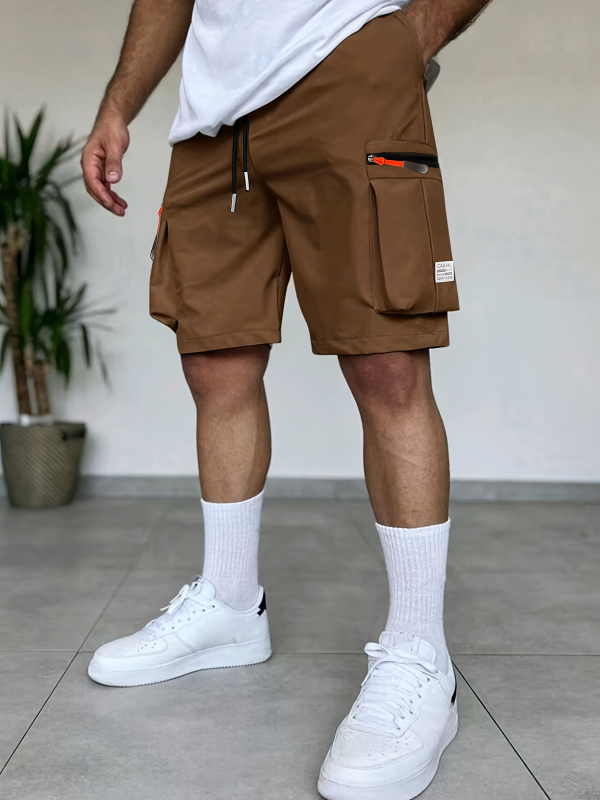Ανδρικά cargo shorts – ελαφριά, διαπνέοντα, γρήγορο στέγνωμα, χαλαρή γραμμή, για το καλοκαίρι