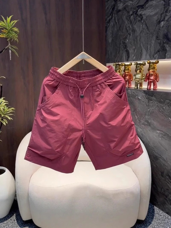 Ανδρικά καλοκαιρινά ελαφρά, διαπνέοντα σορτς, άνετη εφαρμογή, μεσαία μέση, πολυεστέρας