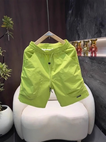 Ανδρικά καλοκαιρινά ελαφρά, διαπνέοντα σορτς, άνετη εφαρμογή, μεσαία μέση, πολυεστέρας