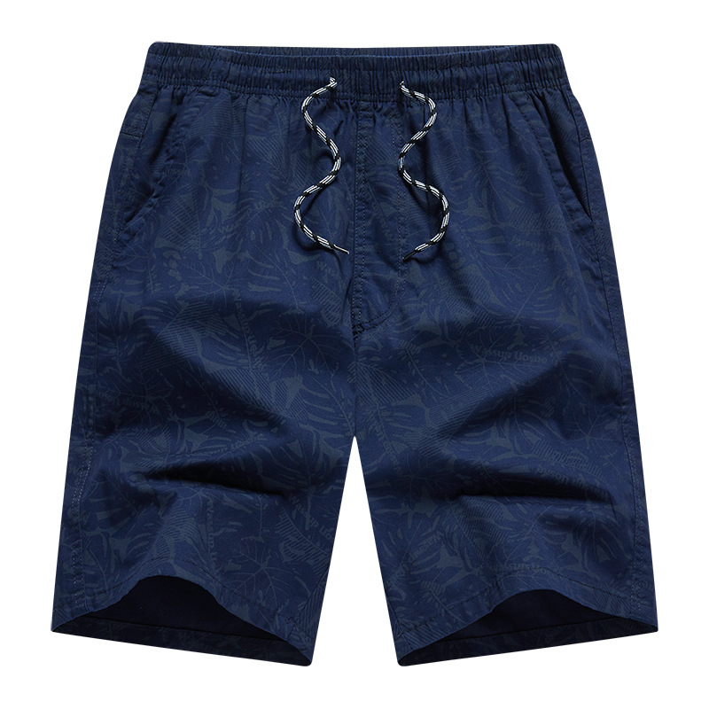 Meeste puuvillased lühikesed püksid suveks, vaba lõige, keskmine talje, 100% puuvill, sportlik-casual stiil