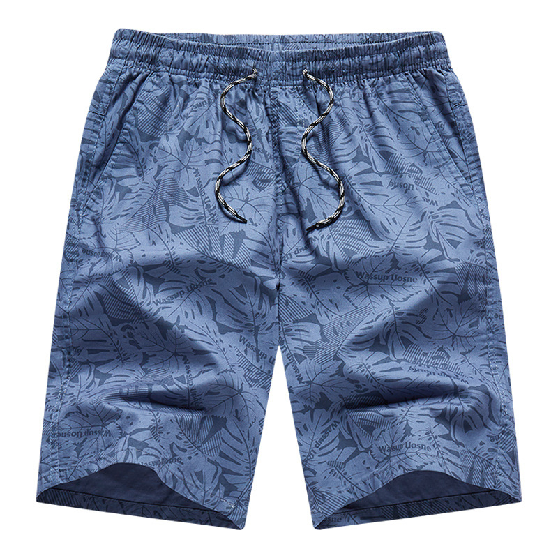 Meeste puuvillased lühikesed püksid suveks, vaba lõige, keskmine talje, 100% puuvill, sportlik-casual stiil