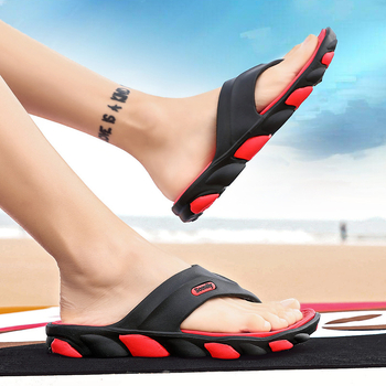 Ανδρικά σανδάλια παραλίας - αναπνεύσιμο επάνω μέρος EVA, MD σόλα με έγχυση, ανοικτό δάκτυλο, για νέους 18–40