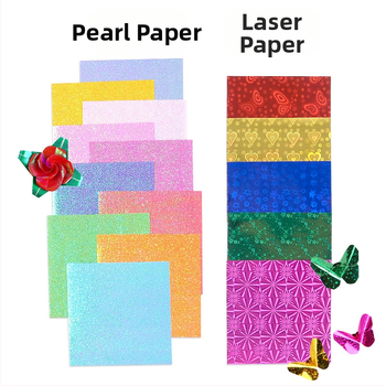 Origami papír kézművesekhez — bevont papír, márka Bile, stílus könnyed lux, kategória: egyéb papírkézműves termékek, anyag: papír