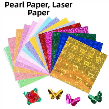 Χαρτί οριγκάμι για χειροτεχνίες — επικάλυπτό χαρτί, μάρκα Bile, στυλ light luxury, κατηγορία: άλλες χειροτεχνίες από χαρτί, υλικό: χαρτί