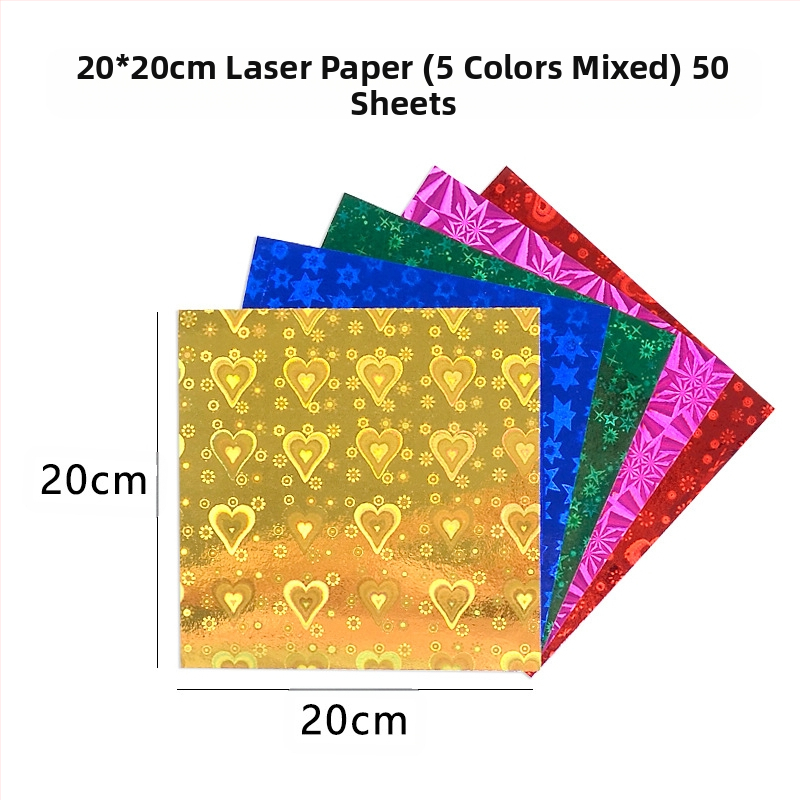 Origami papír kézművesekhez — bevont papír, márka Bile, stílus könnyed lux, kategória: egyéb papírkézműves termékek, anyag: papír