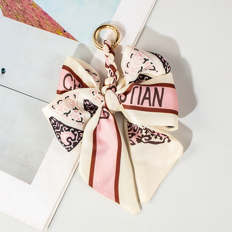 Висяща висулка за чанта – Ouman, полиестер, Зимен сезон 2024, геометричен принт, лицензирана частна марка