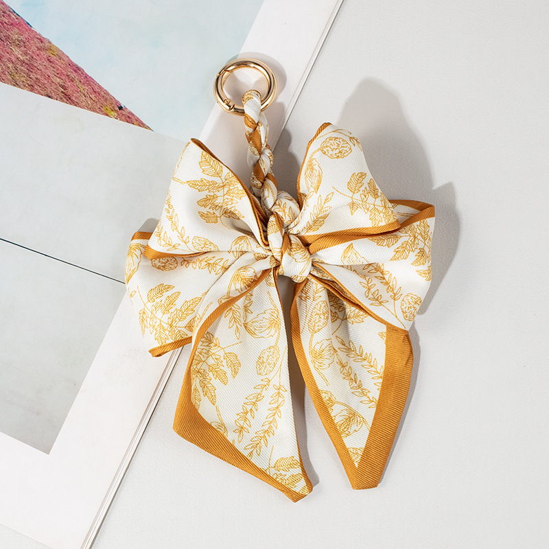 Висяща висулка за чанта – Ouman, полиестер, Зимен сезон 2024, геометричен принт, лицензирана частна марка