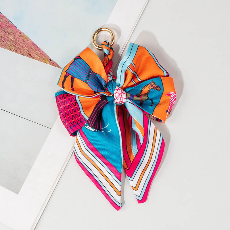 Висяща висулка за чанта – Ouman, полиестер, Зимен сезон 2024, геометричен принт, лицензирана частна марка