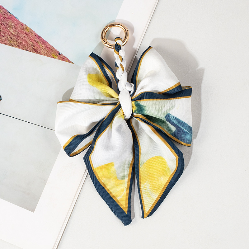 Висяща висулка за чанта – Ouman, полиестер, Зимен сезон 2024, геометричен принт, лицензирана частна марка