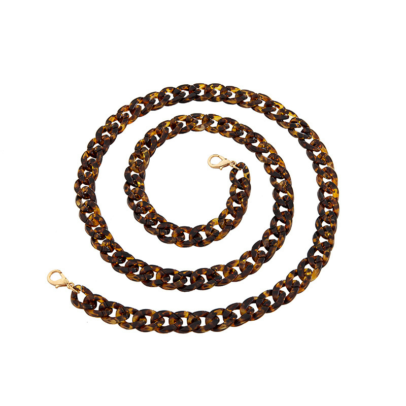 Акрилна верига за чанта и телефон, едноцветен дизайн, (Марка: Yes; Материал: Акрил; Сезон: Spring 2023; Узор: едноцветен; Категория на продукта: Чанта/Презрамка)