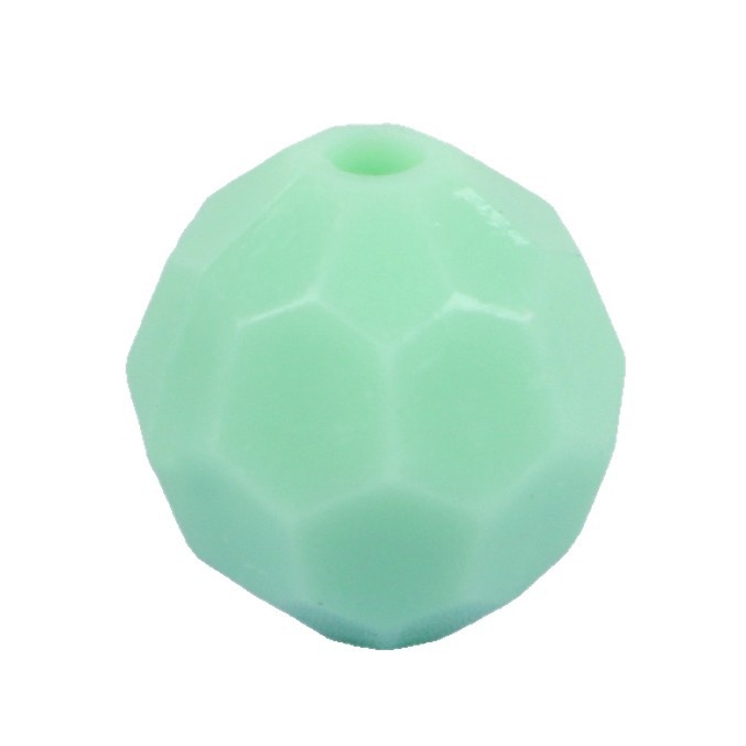 Акрилни свободни мъниста, октагонална форма, 32 фасети, инжекционно формовани, марка Yonghong