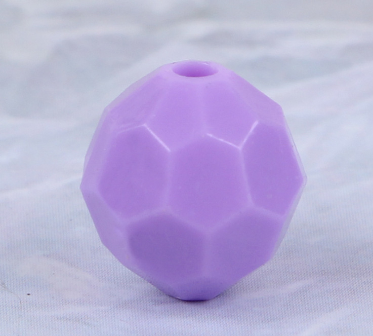 Акрилни свободни мъниста, октагонална форма, 32 фасети, инжекционно формовани, марка Yonghong