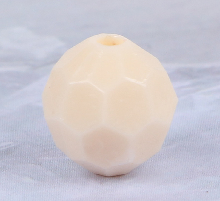 Акрилни свободни мъниста, октагонална форма, 32 фасети, инжекционно формовани, марка Yonghong