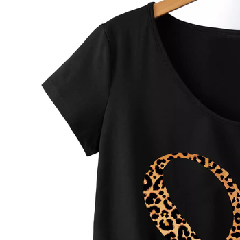 Футболка – полиестер (95%+), принт с аниме карикатура, кръгло деколте, къси ръкави