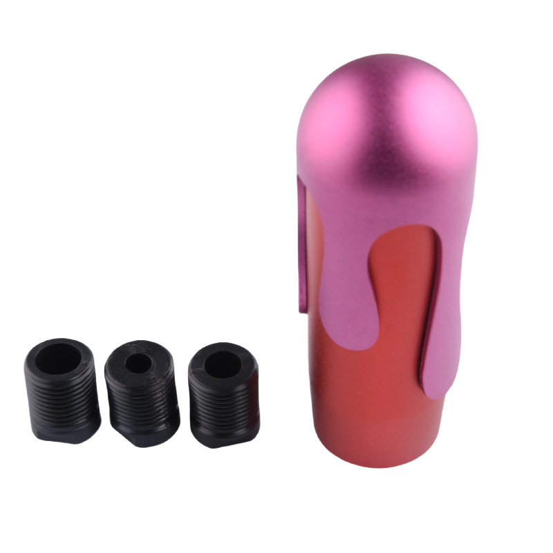 Käigukangi nupp - jäätise stiilis, universaalne lainemustriga disain, sobib manuaal- ja automaatkäigukastidega