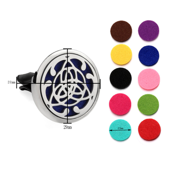 Κλιπ αρωματοδοχείου αυτοκινήτου, μεταλλικό σώμα, τοποθέτηση στον αεραγωγό, λουλουδάτο άρωμα, περιεκτικότητα <5 ml, εξάτμιση 1–15 ημερών