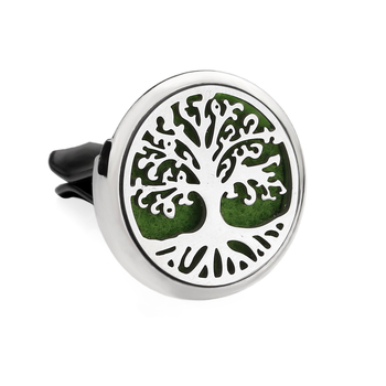 Κλιπ αρωματοδοχείου αυτοκινήτου, μεταλλικό σώμα, τοποθέτηση στον αεραγωγό, λουλουδάτο άρωμα, περιεκτικότητα <5 ml, εξάτμιση 1–15 ημερών