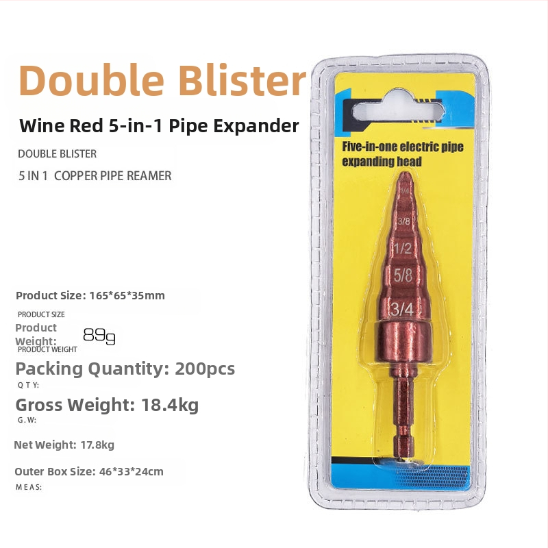 Vario vamzdžio plėtiklis, penki viename įrankių rinkinys klimatui remontuoti, Yimaji