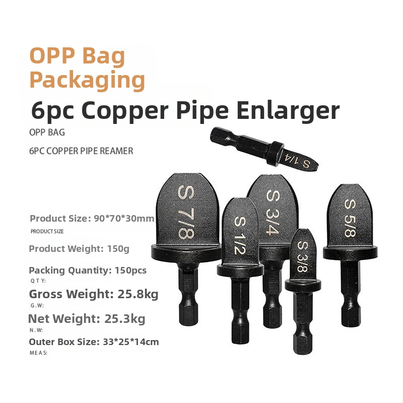 Vario vamzdžio plėtiklis, penki viename įrankių rinkinys klimatui remontuoti, Yimaji