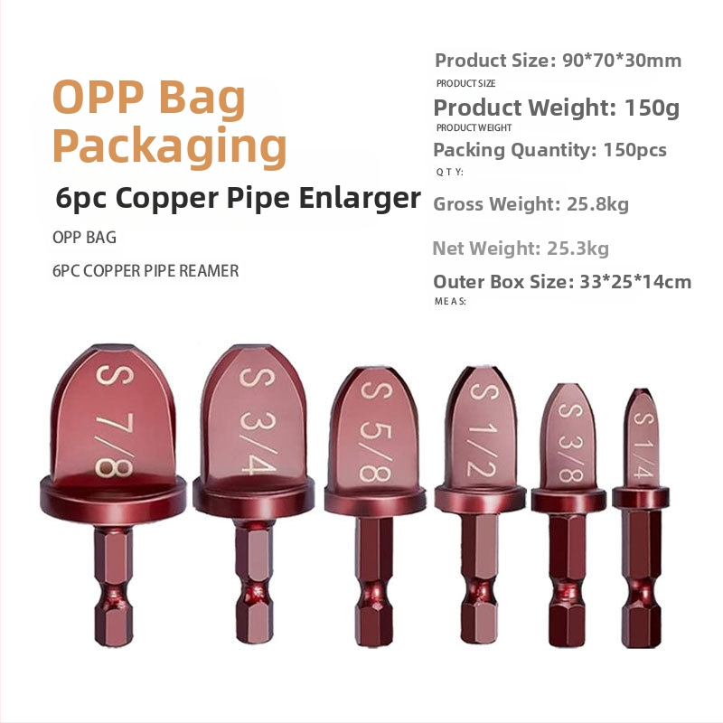 Vario vamzdžio plėtiklis, penki viename įrankių rinkinys klimatui remontuoti, Yimaji