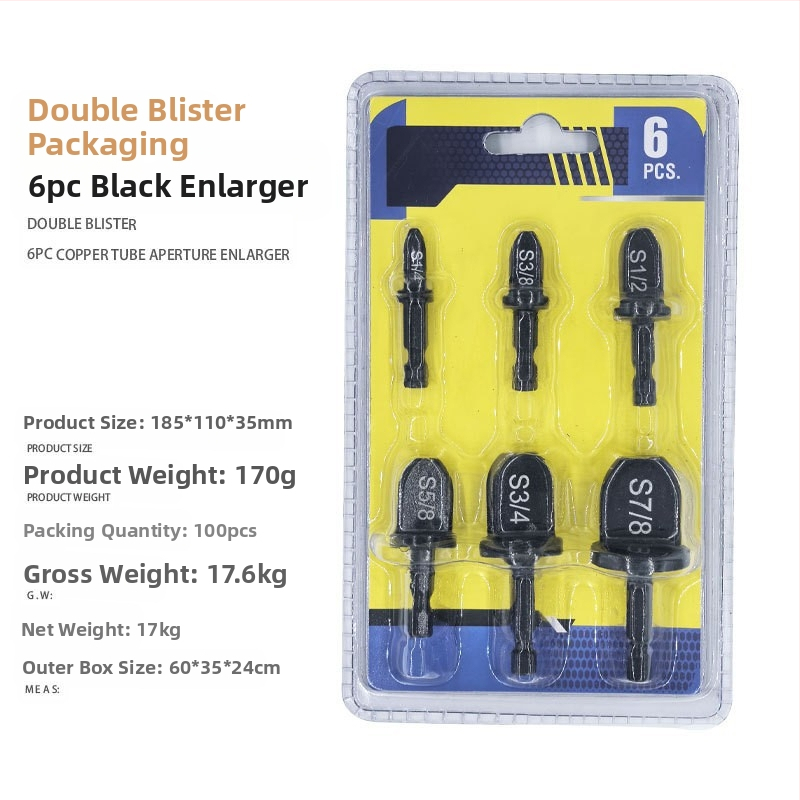 Vario vamzdžio plėtiklis, penki viename įrankių rinkinys klimatui remontuoti, Yimaji