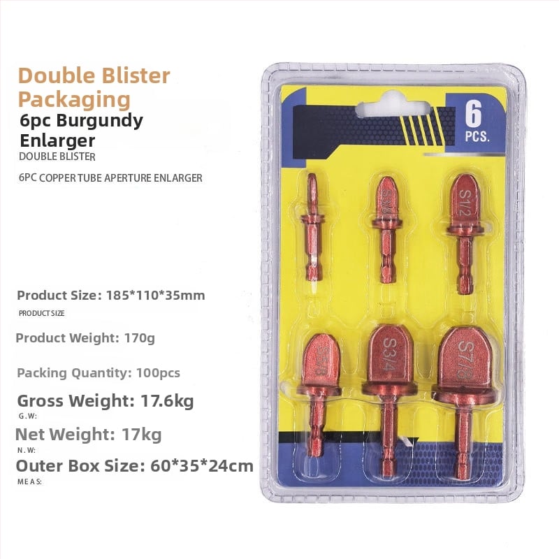 Vario vamzdžio plėtiklis, penki viename įrankių rinkinys klimatui remontuoti, Yimaji