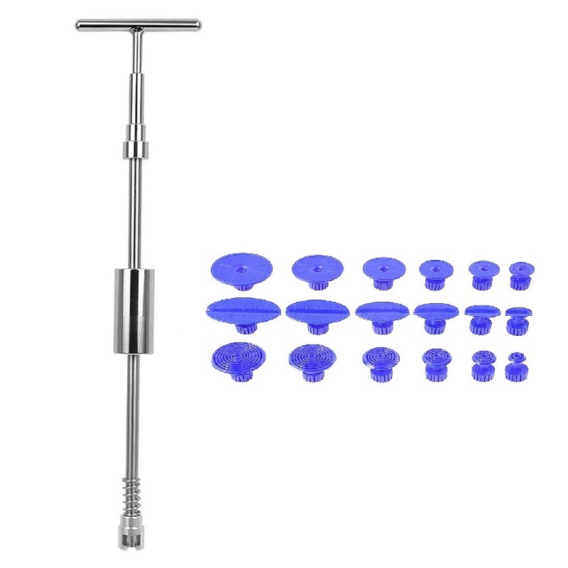 Инструмент за ремонт на вдлъбнати колата – плъзгащ чук, дърпач, тежък издърпващ прът