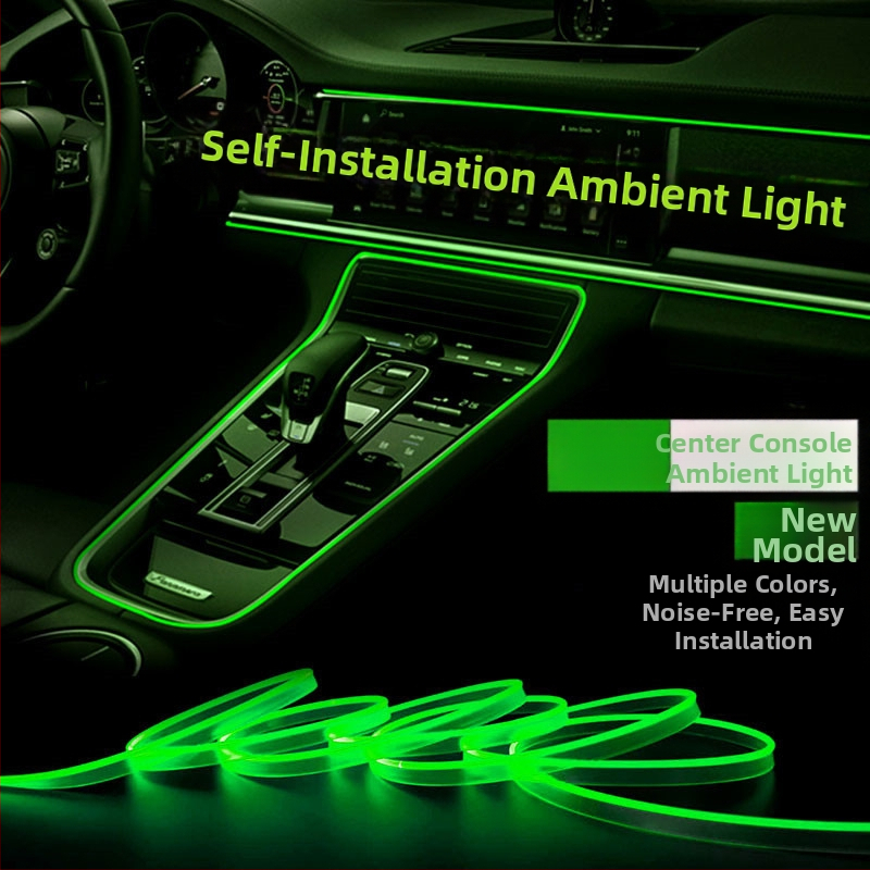 Λαμπτήρας περιβάλλοντος εσωτερικού αυτοκινήτου με οπτικές ίνες, USB τροφοδοσία, 5W, 12V/5V, μοντέλο 20220530