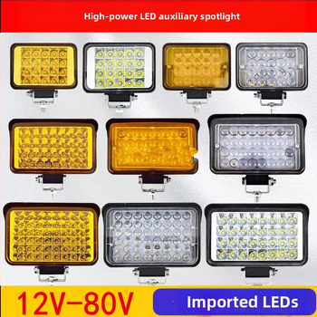 Προβολέας LED πολλαπλών LED για οχήματα – 144W, 12–80V, IP67, Αεροπορικό αλουμίνιο, διάρκεια 30000h