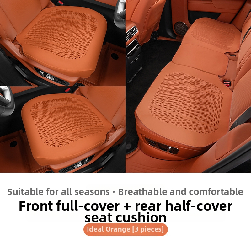 Auto armatuurlaua libisemisvastane matt keskse konsoolile koos telefoniga ja parfüümiga hoiukohaga — lame minimalistlik stiil, nahapind, looduslike kiudude täidis, kohandatav, ventilatsioon