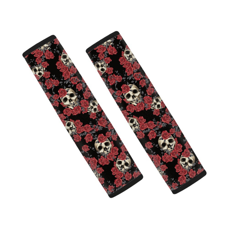 Perna pentru umărul centurii de siguranță auto, imprimeu plasa păianjen Halloween, poliester, set de două piese, 60 g, cu logo imprimat, personalizabil