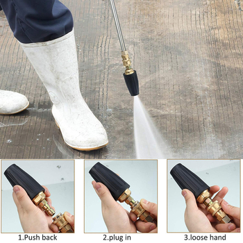 Περιστρεφόμενο ακροφύσιο υψηλής πίεσης από ολόκληρο χαλκό με κεραμικό πυρήνα βαλβίδας για αφαίρεση σκουριάς και καθαρισμό