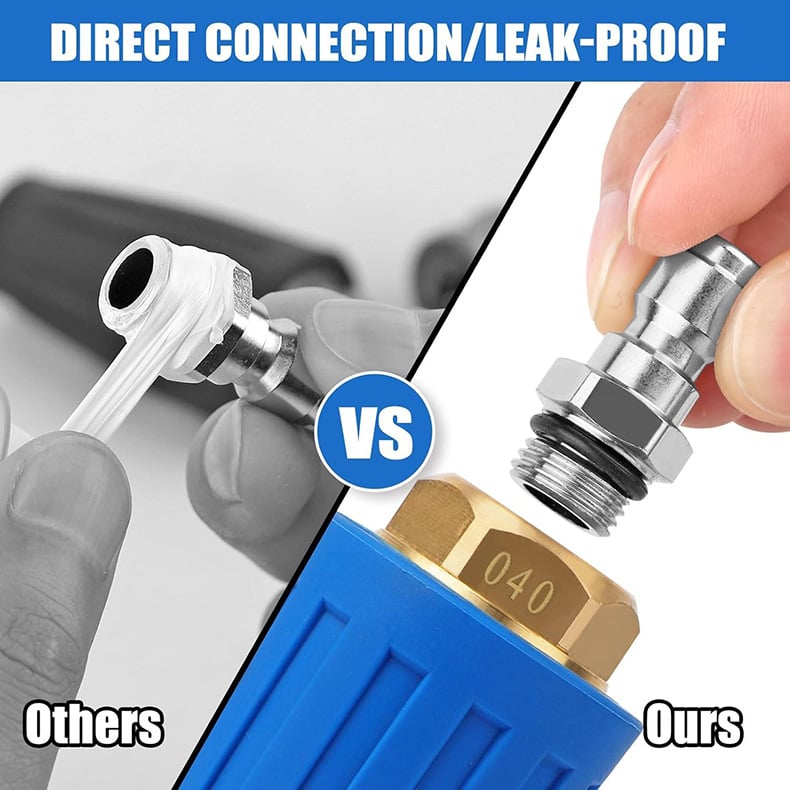 Visokotlačna bakrena okretna mlaznica s keramnim jezgrom ventila za uklanjanje hrđe i čišćenje