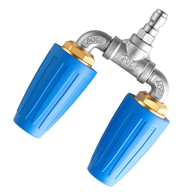 Visokotlačna bakrena okretna mlaznica s keramnim jezgrom ventila za uklanjanje hrđe i čišćenje