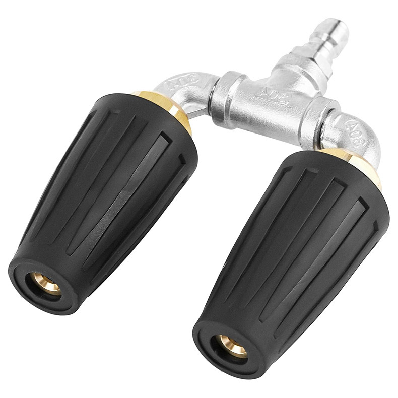 Visokotlačna bakrena okretna mlaznica s keramnim jezgrom ventila za uklanjanje hrđe i čišćenje