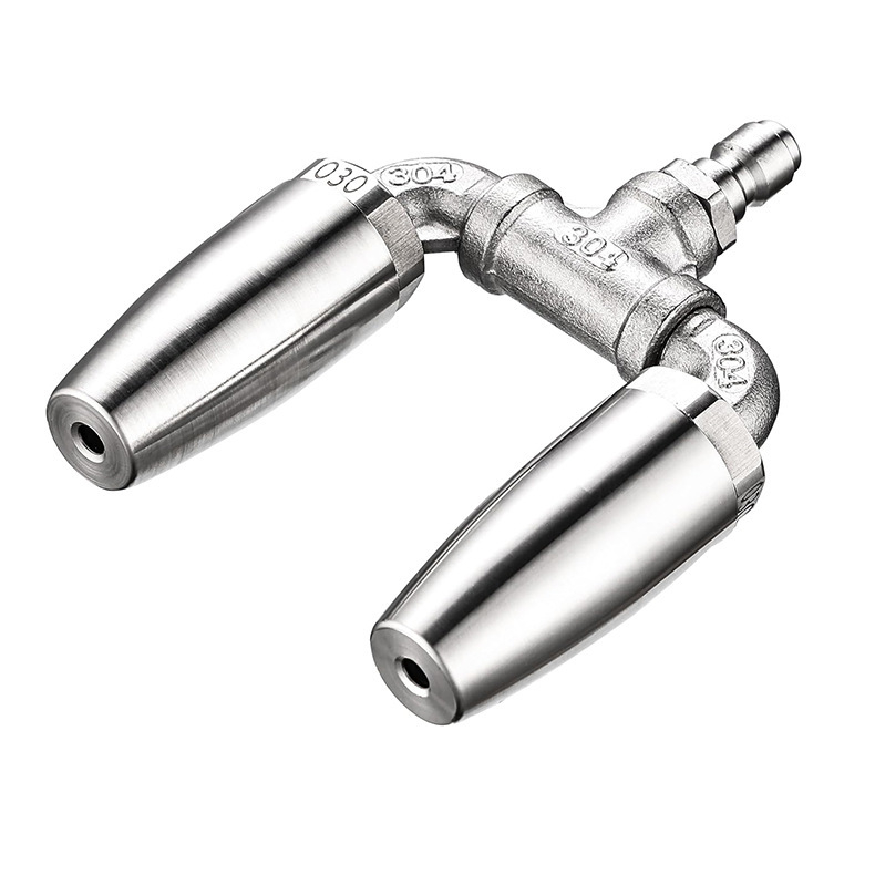 Visokotlačna bakrena okretna mlaznica s keramnim jezgrom ventila za uklanjanje hrđe i čišćenje