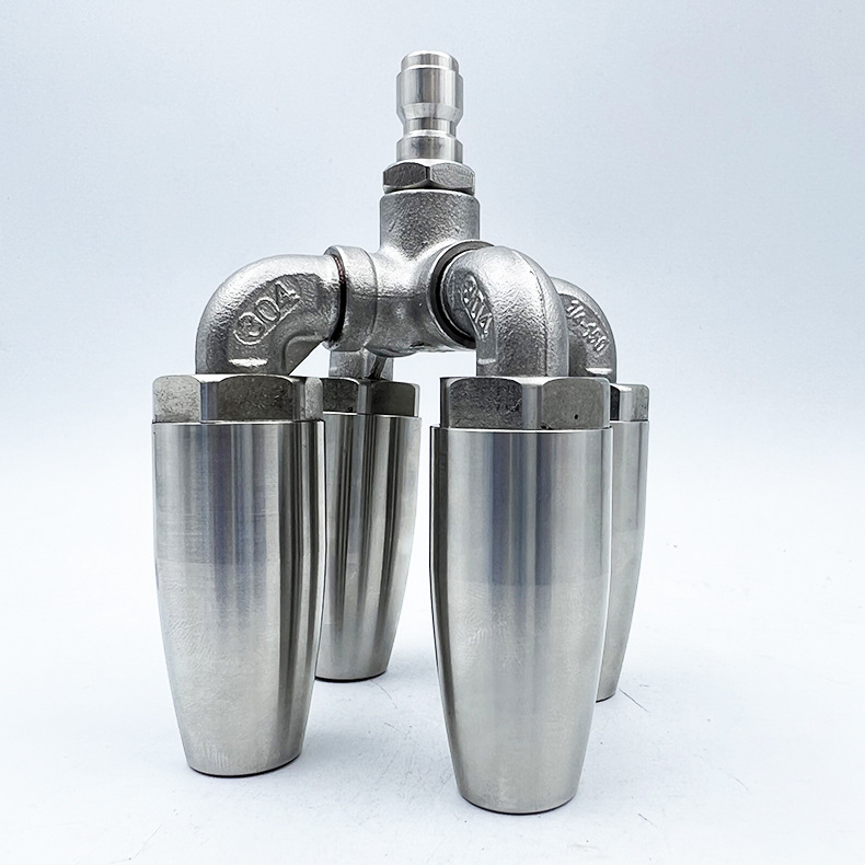 Visokotlačna bakrena okretna mlaznica s keramnim jezgrom ventila za uklanjanje hrđe i čišćenje